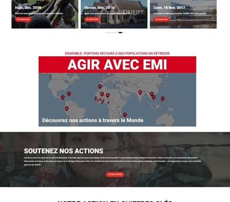 Entraide médical international, un site associatif
