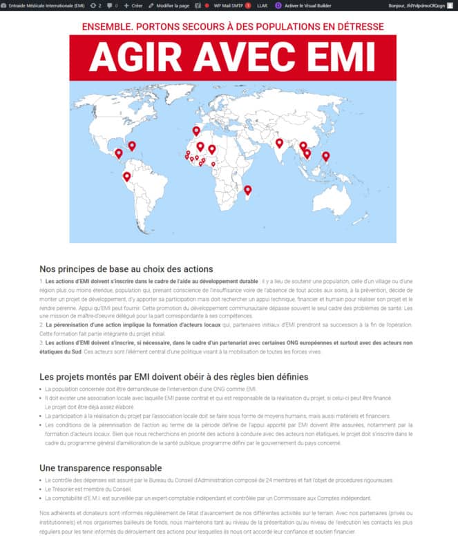 Aperçu du site internet de Art et Culture ébène