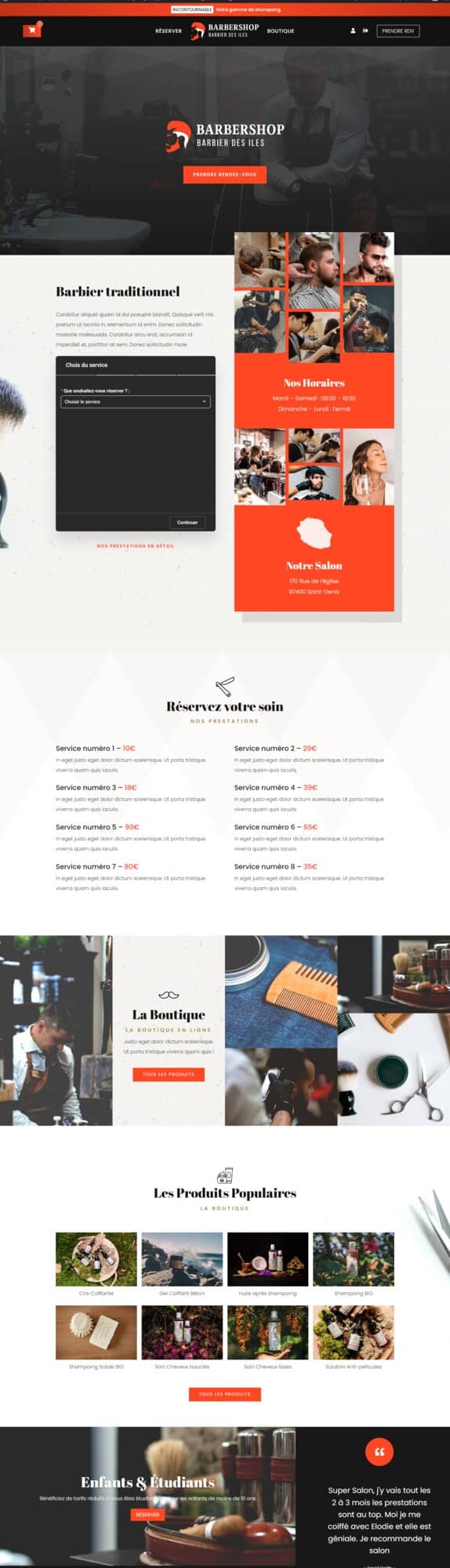 Aperçu du site internet du projet éolien de La Croix Nollet